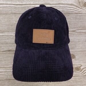 ST LOUIS‎ CARDINALS SCRIPT LOGO BLUE CORDUROY SGA STADIUM GIVEAWAY BASEBALL HAT